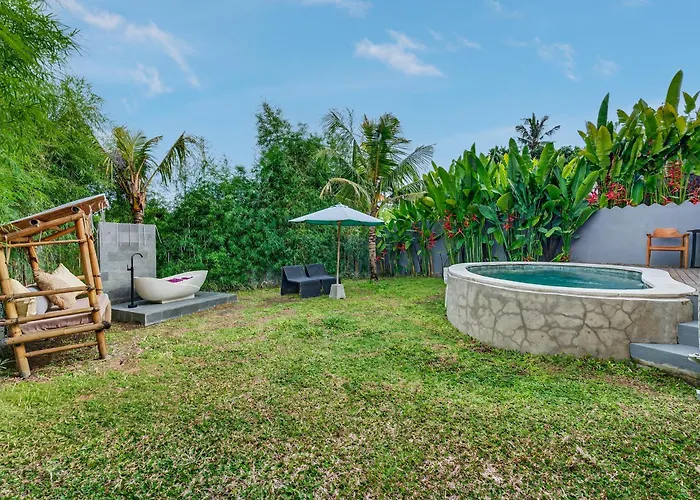 Noon Eco Bamboo Getaway In Villa Canggu